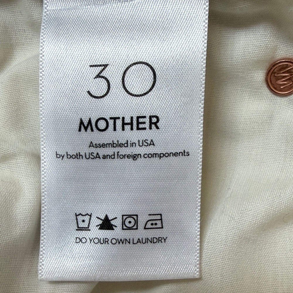 MOTHER Leopard-Print Skinny Jeans in Gray and White - Picture 11 of 11